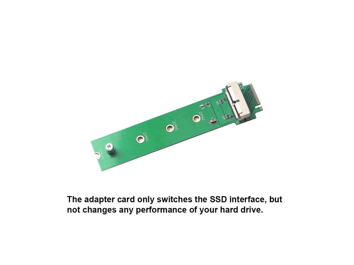 Adaptador Conversor De Ssd A M.2 Ngff Para Ssd De Apple Macbook Air Mac Pro 2013-2015
