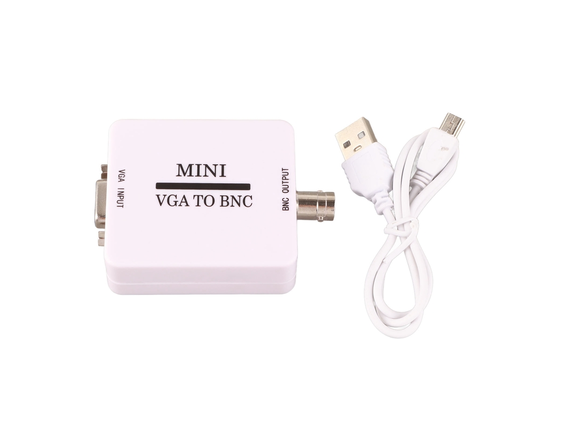 Convertidor Usb Vga A Bnc Hd 1920x1080 Para Monitores Hdtv, Televisores Y Ordenadores.