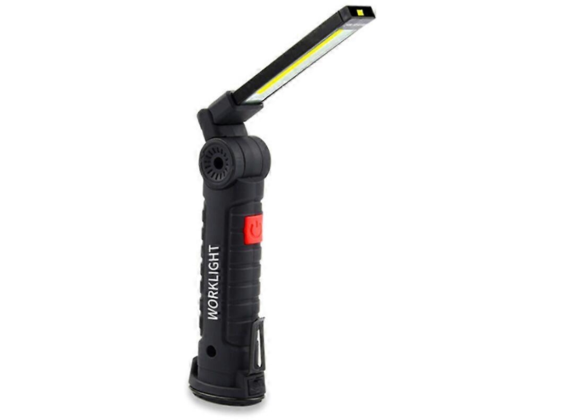 Linterna Multifuncional Con Imán Luz De Trabajo Cob Usb Plegable Carga Exterior Hogar Ropa Pequeña
