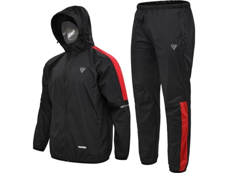 Chándale para Fitness RDX Chándal Sauna Rojo (S)