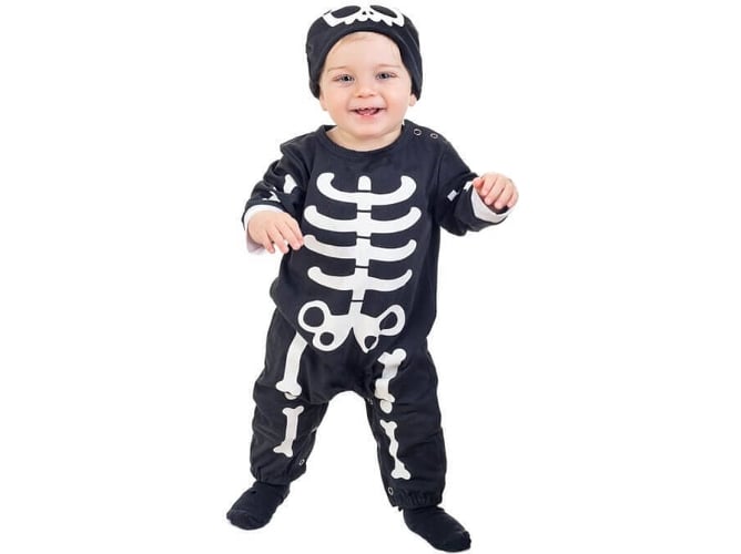Disfraz de Bebé DISFRAZZES Esqueleto (Talla: 6 a 12 meses)