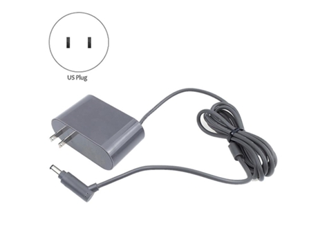 Substituição do adaptador para carregador de cabo dyson v6 v7v8v, plugue americano