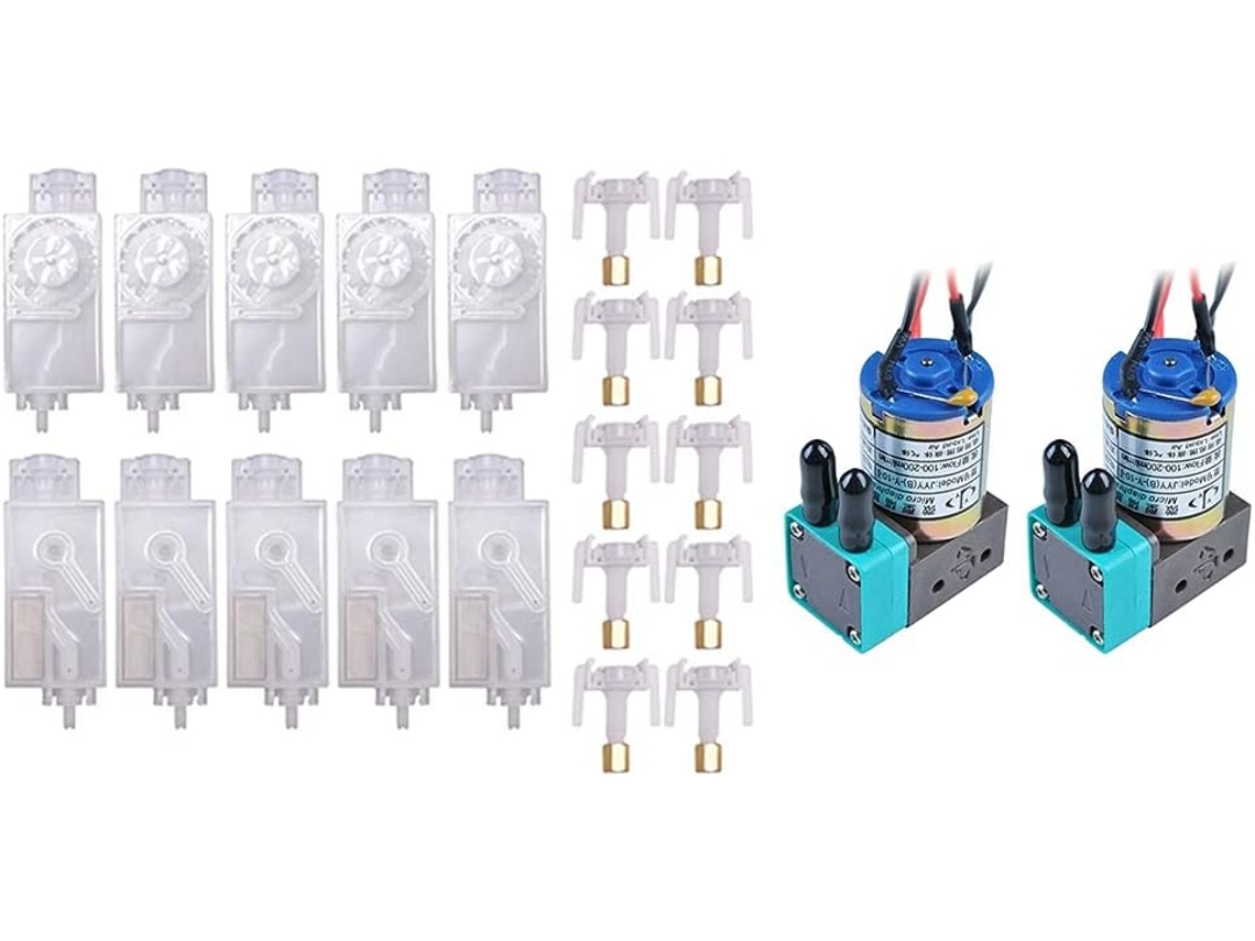 Paquete De 10 Amortiguadores De Tinta Dx5 Con 2 Pequeñas Bombas De Tinta Jyy Para Galaxy