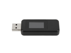 Analizador de potencia USB con detección directa, pantalla fácil de usar y función de apagado y almacenamiento en modo oscuro.