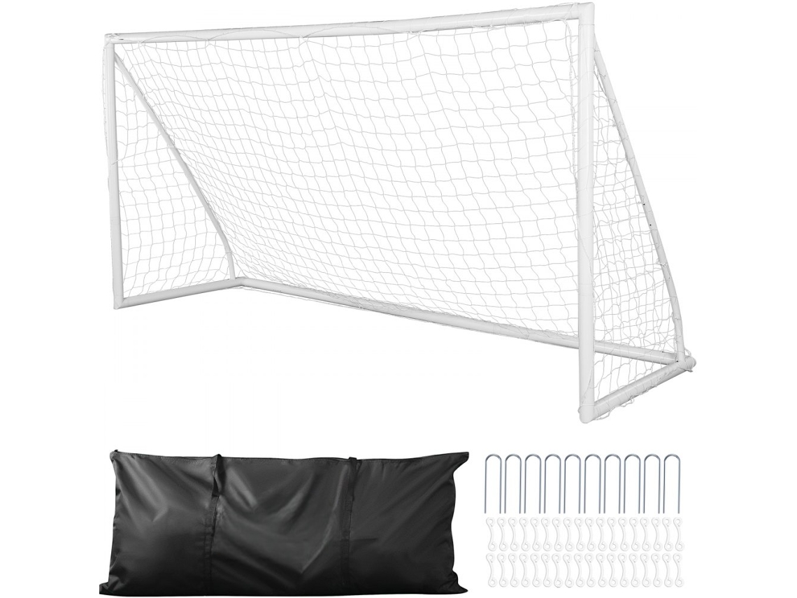 Portería de fútbol portátil y plegable con red duradera para entrenamiento y jardín Tekmaquinas