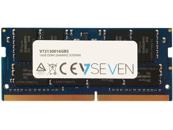 Memoria RAM DDR4 V7 V72130016GBS (1 x 16 GB - 2666 MHz)