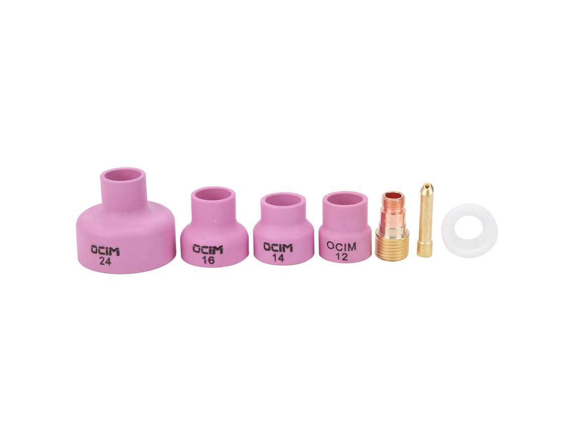 Kit De Copas De Soldadura De Cerámica De Alúmina Para Antorcha Wp-17/18/26, Accesorios Industriales 1.6