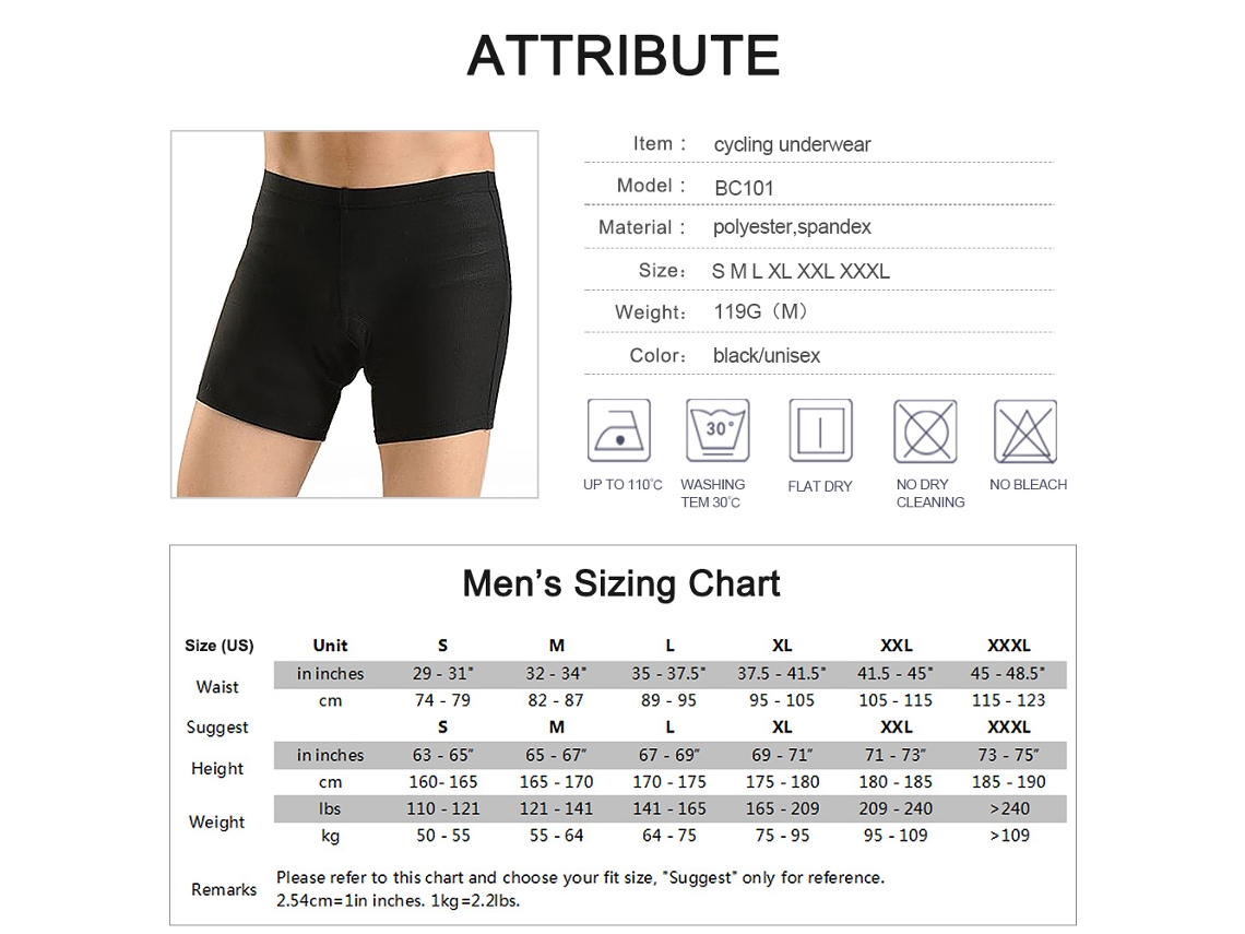 Calzoncillos De Ciclismo Para Hombre Con Amortiguación De Gel Transpirable, Pantalones Cortos De Ciclismo De Montaña.