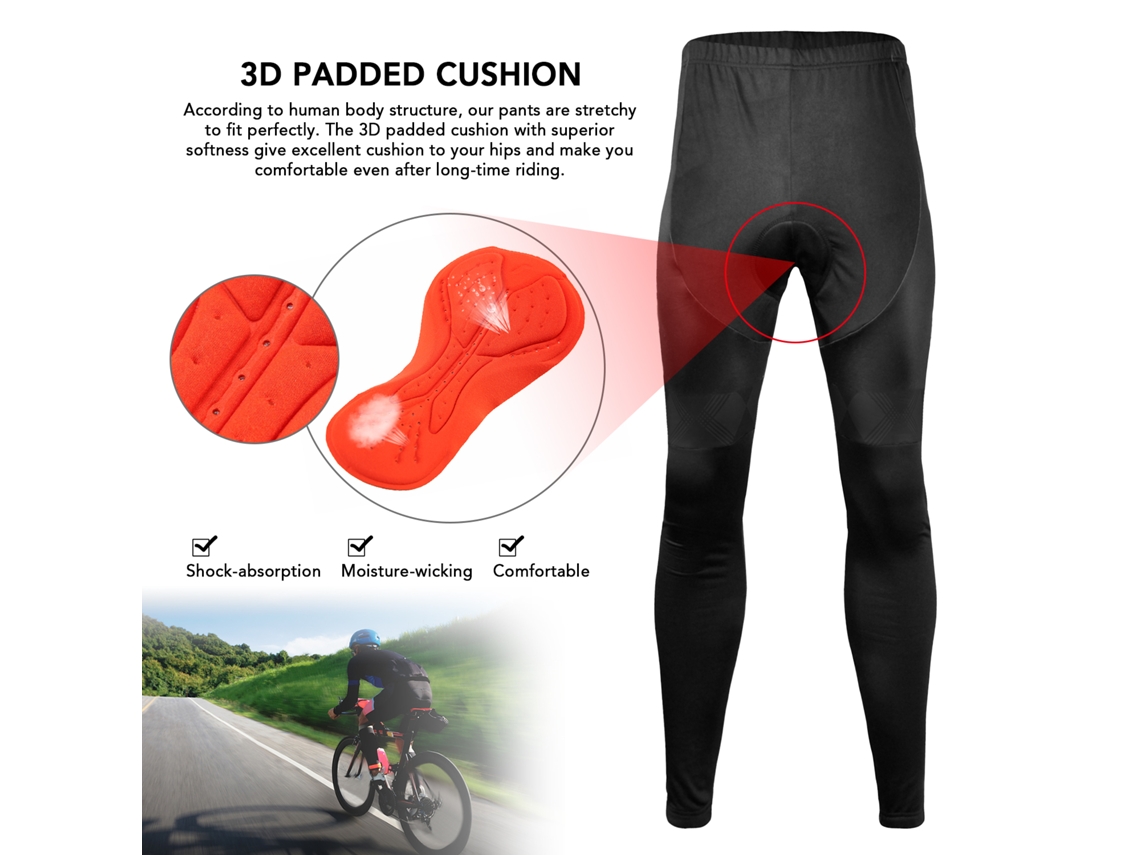 Conjunto De Ropa De Ciclismo Lixada Con Maillot De Manga Larga Y Pantalón Con Amortiguación 3d, Cortavientos.
