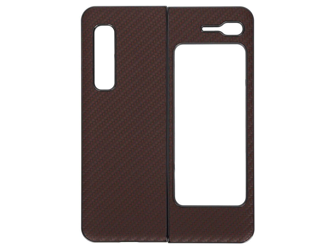 Capa Protetora Antiqueda Abs Todo Inclusivo Para Samsung Galaxy Z Fold 1 W20 Marrom