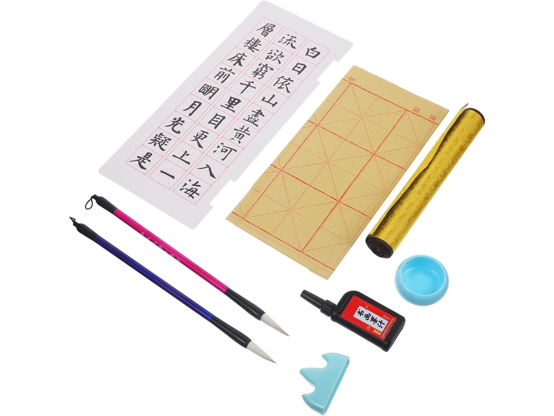 Besportble Kit De Caligrafía China Alipis Para Principiantes Y Escritura Ligero A Base De Agua 5,00 X 5,00 ...