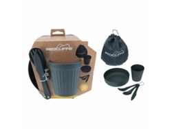 Set De Vajilla Lifetime Gris De Acampada 6 Piezas