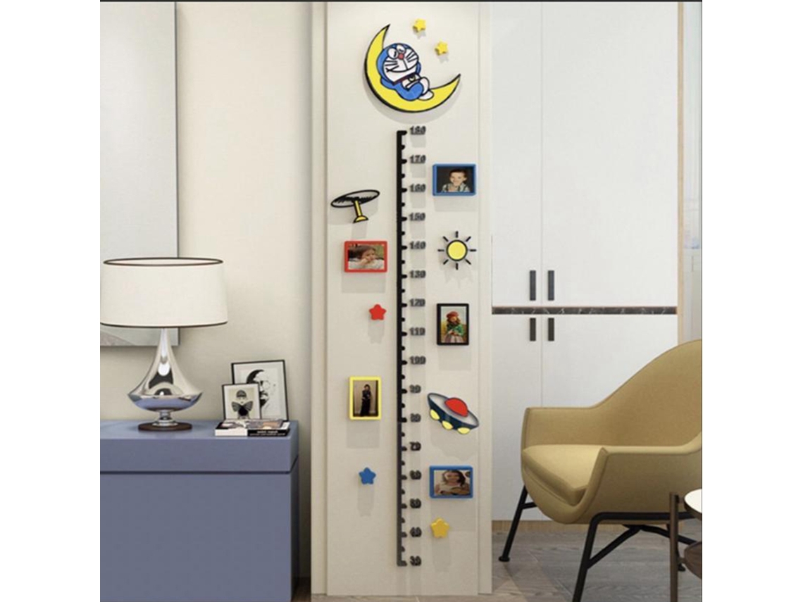 Medidor De Altura Acrílico Para Niños, Decoración De Pared Para Niños