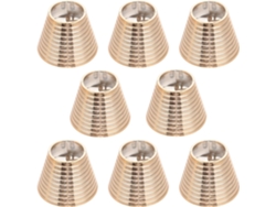 Manchettes Rondes 8 Pièces Para Queue De Cheval En Plastique Brillant, Accesorios Coiffures Spor...