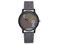 Reloj Hombre Gaiety Fashion Dial Round Analog Cuarzo (gris)