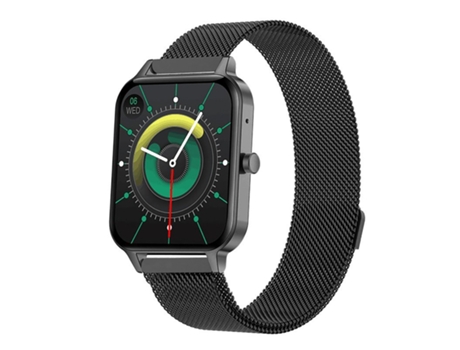Smartwatch Mx7 Llamada Bluetooth IP68 Impermeable Acero Negro