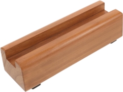 Base De Espejo De Madera Marrón, Soporte Antideslizante De Longitud Completa