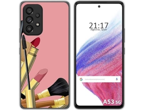 Carcasa para Samsung Galaxy A53 5G TUMUNDOSMARTPHONE Dibujos Brochas Multicolor