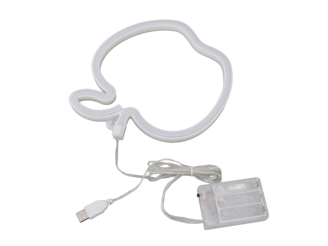 2026-señal Led Neon De Frutas Usb/batería Segura Luz Roja Para Dormitorio Fiesta Jardín
