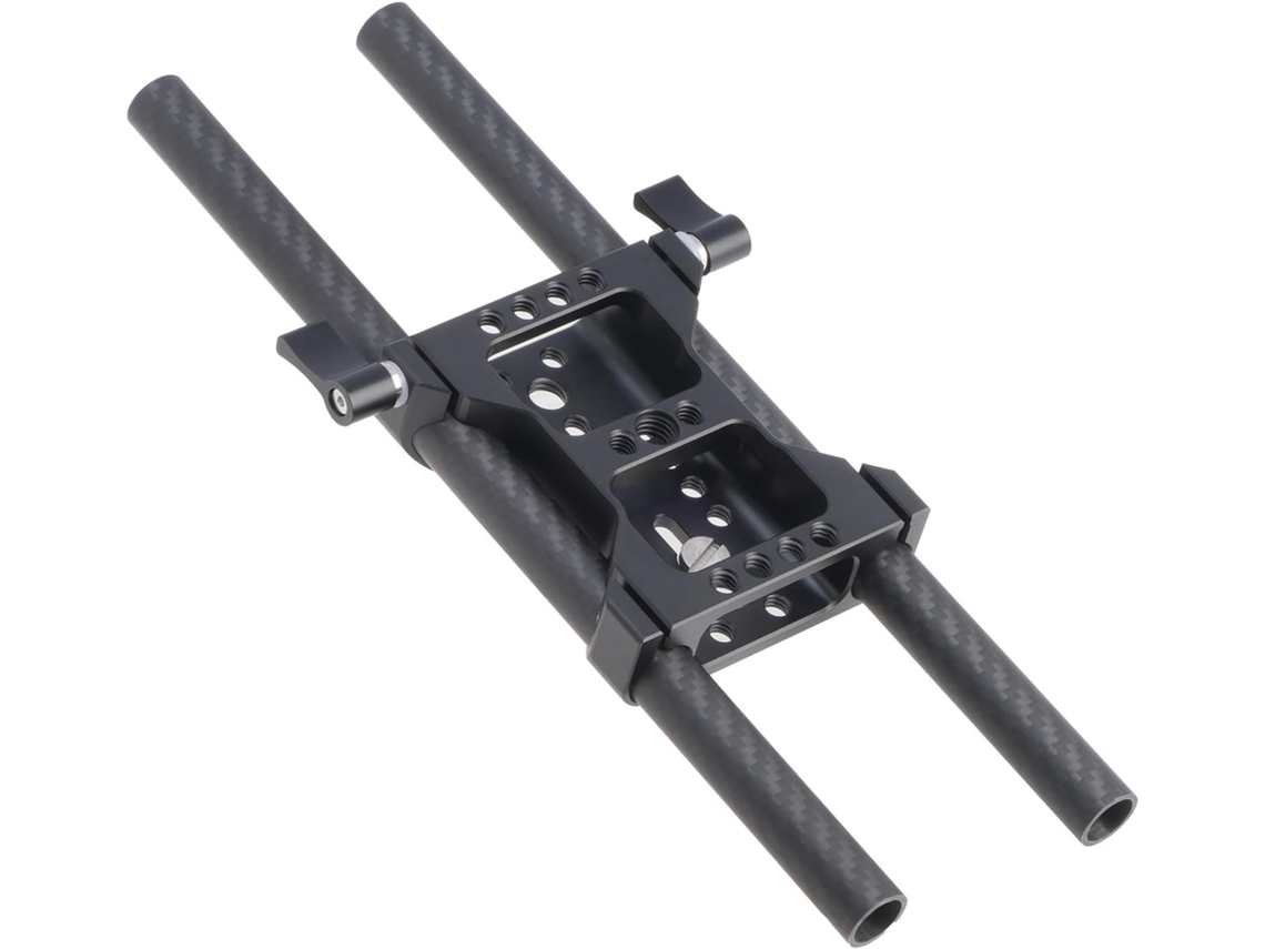 Placa De Liberación Rápida Con Dos Orificios De 15 Mm, Apta Para Diversos Soportes De Dispositivos.