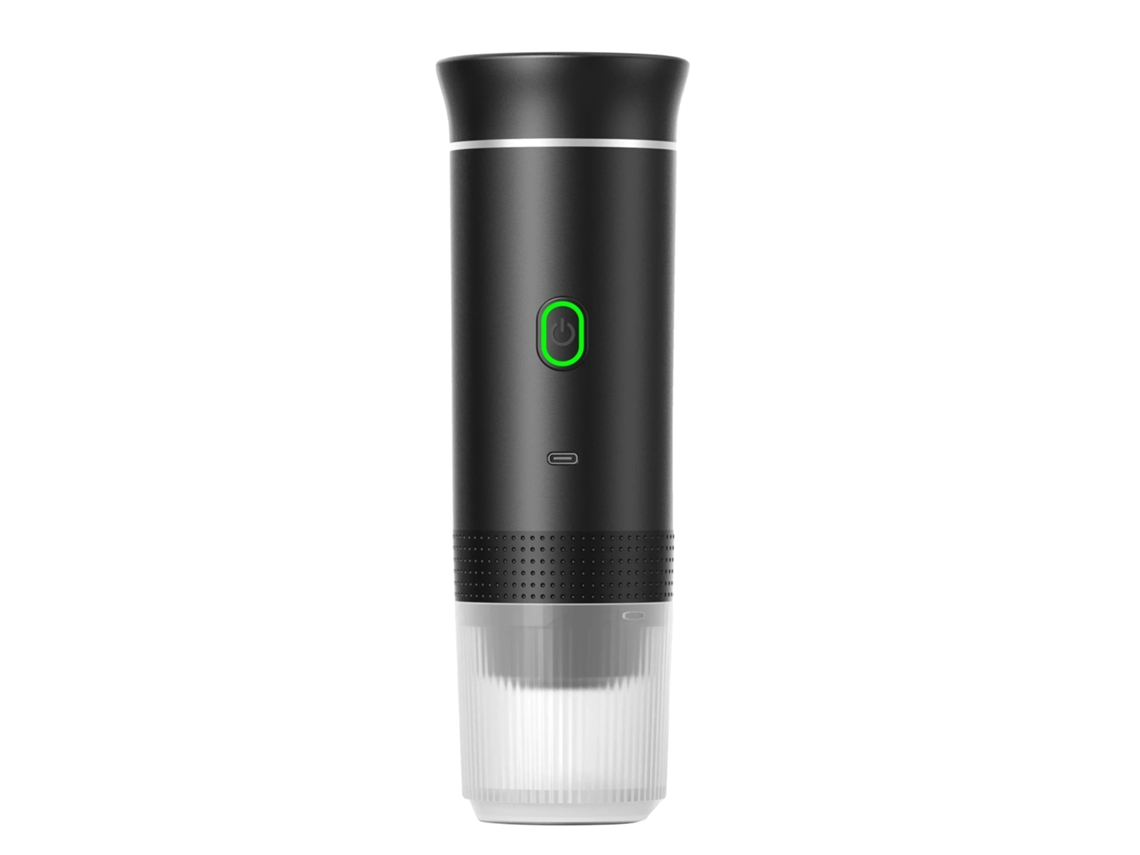 Cafetera espresso portátil inalámbrica, compatibilidad 3 en 1, calentamiento inteligente, fácil de limpiar, negro