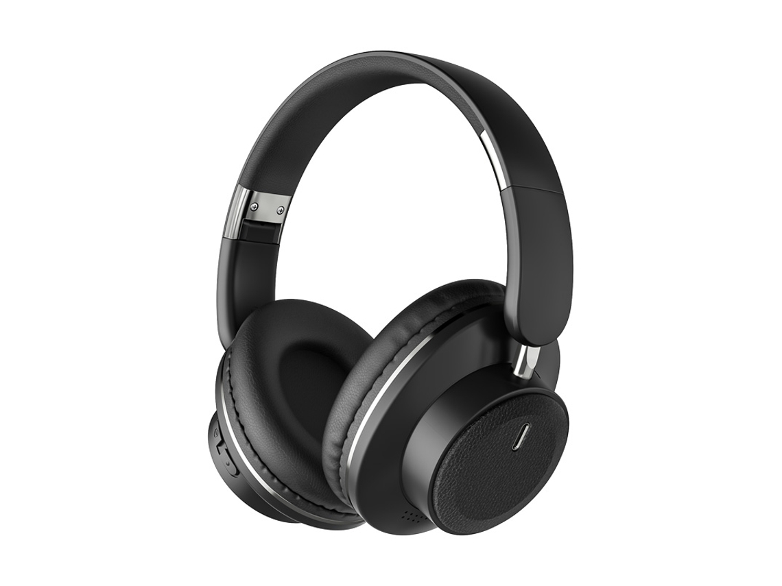 Auriculares inalámbricos Bluetooth, auriculares estéreo HiFi para música, con micrófono de alta definición. MDUG (negro)