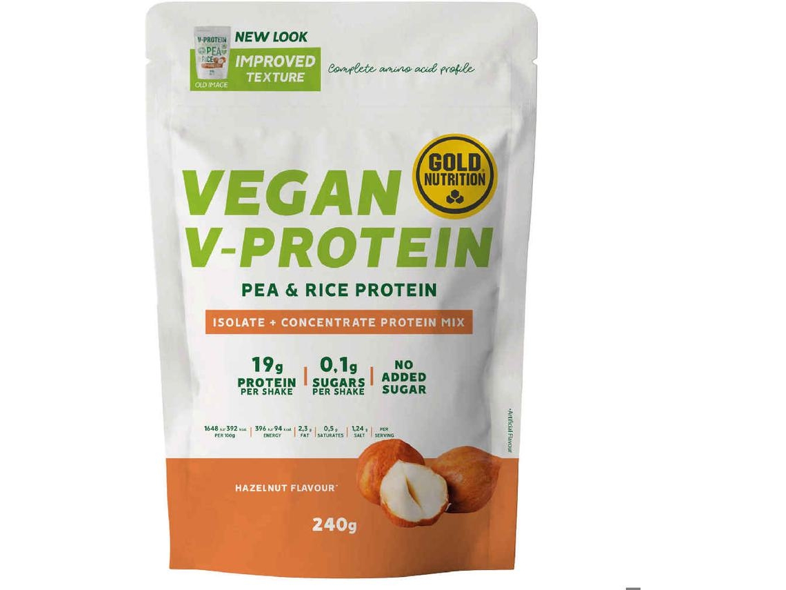 Proteína Vegetal GOLDNUTRITION Hazelnut (240 gr)