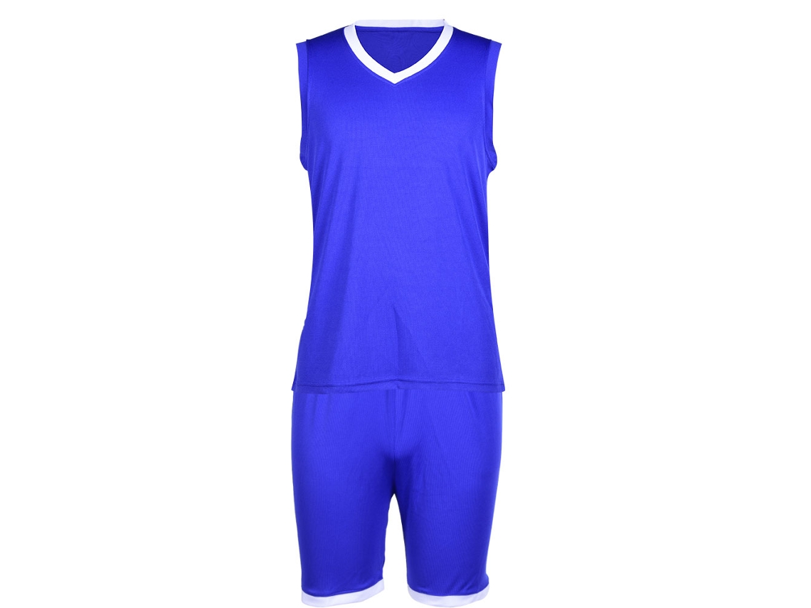 2026-camiseta Deportiva De Baloncesto Para Niños Y Hombres Con Cuello V Y Sin Mangas Equipo Azul
