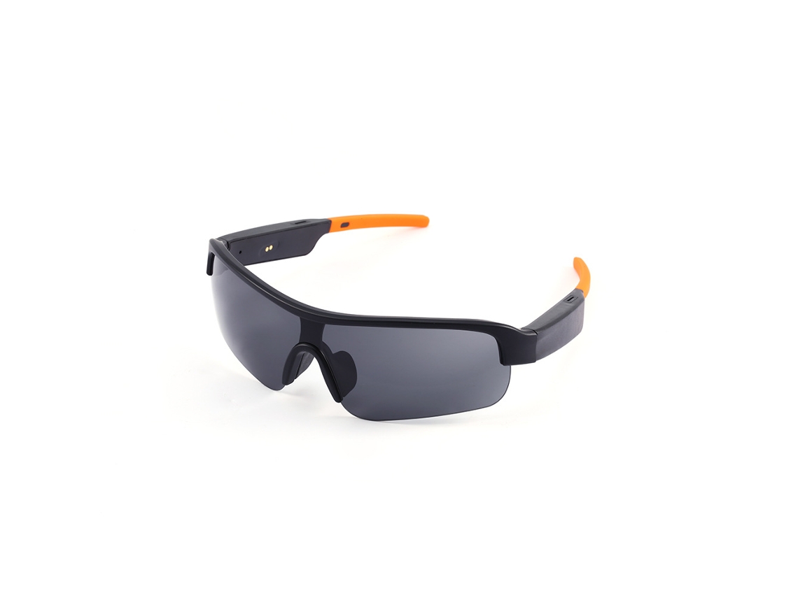 Gafas inteligentes Eifson X3, auriculares inalámbricos Bluetooth 5.0, lentes polarizadas TAC con micrófono (negro y naranja)