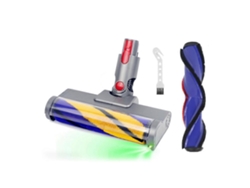 Quick-release Head Cleaner Brushes With Green Optical Led Light For V7 V8 V10 V11 V15 Vacuum Attach