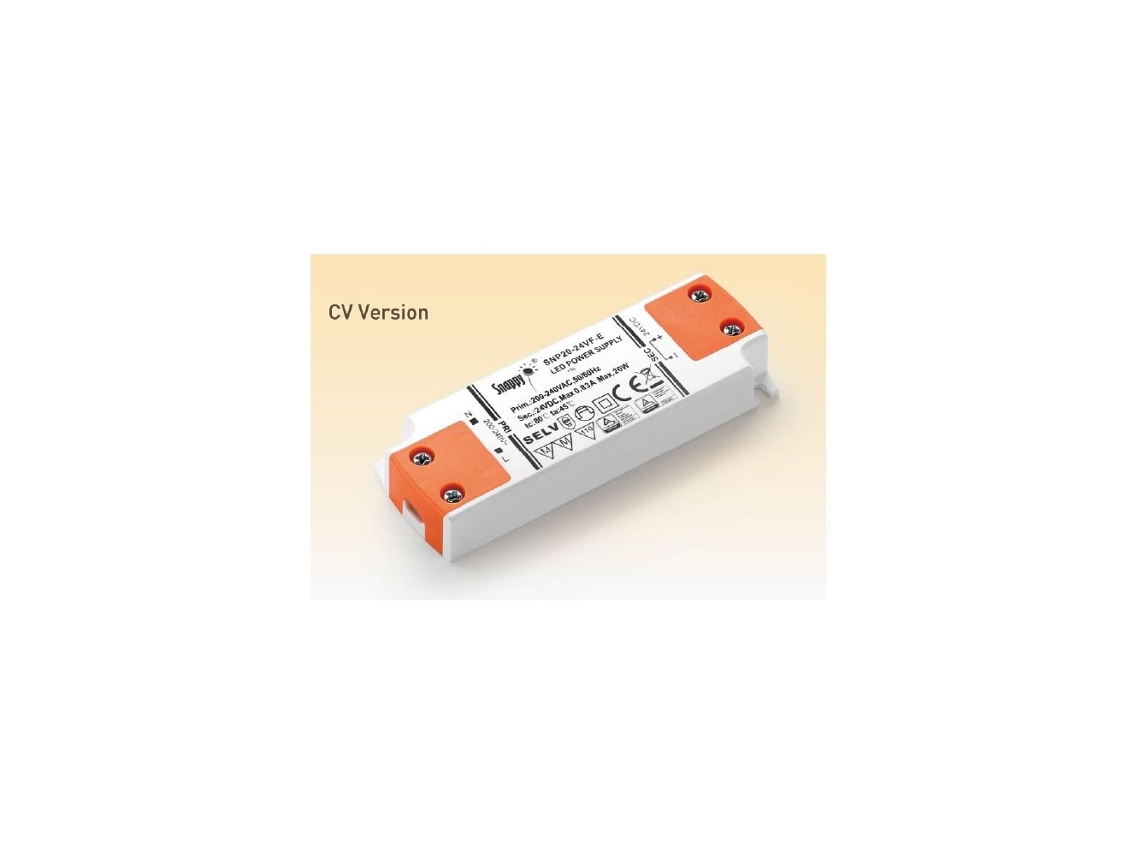 Fuente de alimentación ágil de 20W y 24V