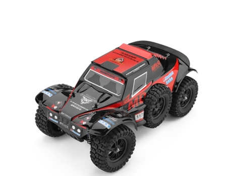 Juguete Teledirigido 1:12 de tracción en las cuatro ruedas coche de rally duro tigre de seis ruedas camión corto todoterreno de coche de