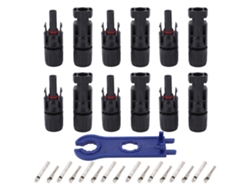 2026velora-kit De Conectores Fotovoltaicos 12pcs Ip67 1000v 30a Macho Hembra Para Paneles Solares