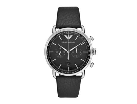 Reloj EMPORIO ARMANI Hombre (Piel - Negro)