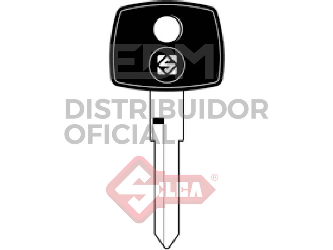 Llave Transponder sin Chip Silca - con Tapa para Dodge, Mercedes, Mercedes (Trucks) y Volkswagen ym15T5