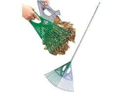 Rastrillo De Césped Ergonómico Con Mango Largo, Para Jardín.
