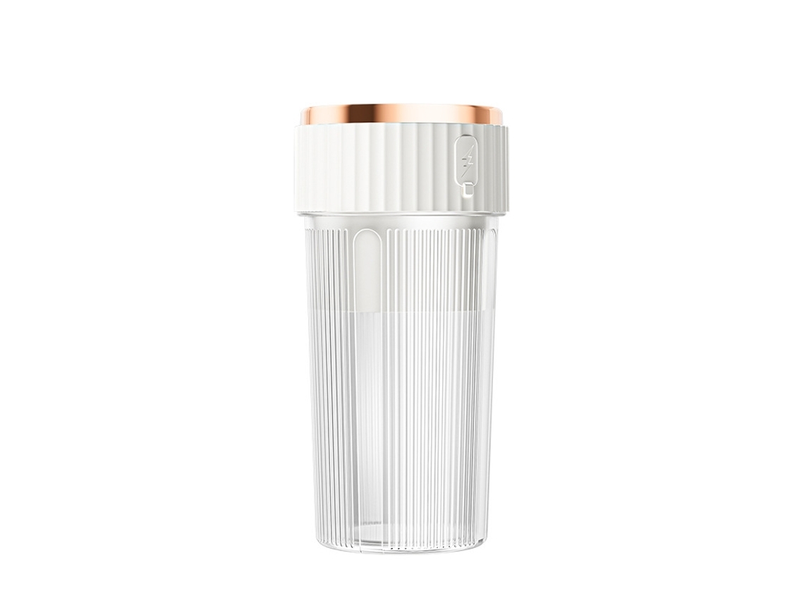 Licuadora portátil de seis cuchillas para batidos y licuados Gusshious White