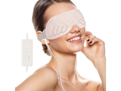 Mascarilla Ocular Que Alivia La Sequedad Ocular, Las Ojeras, La Hinchazón Y El Enrojecimiento De Los Ojos Con Seda De Fresa.