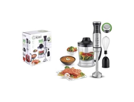 Set Varita Mágica Kiwi Khb-4437 1L 1000W Acero Inoxidable