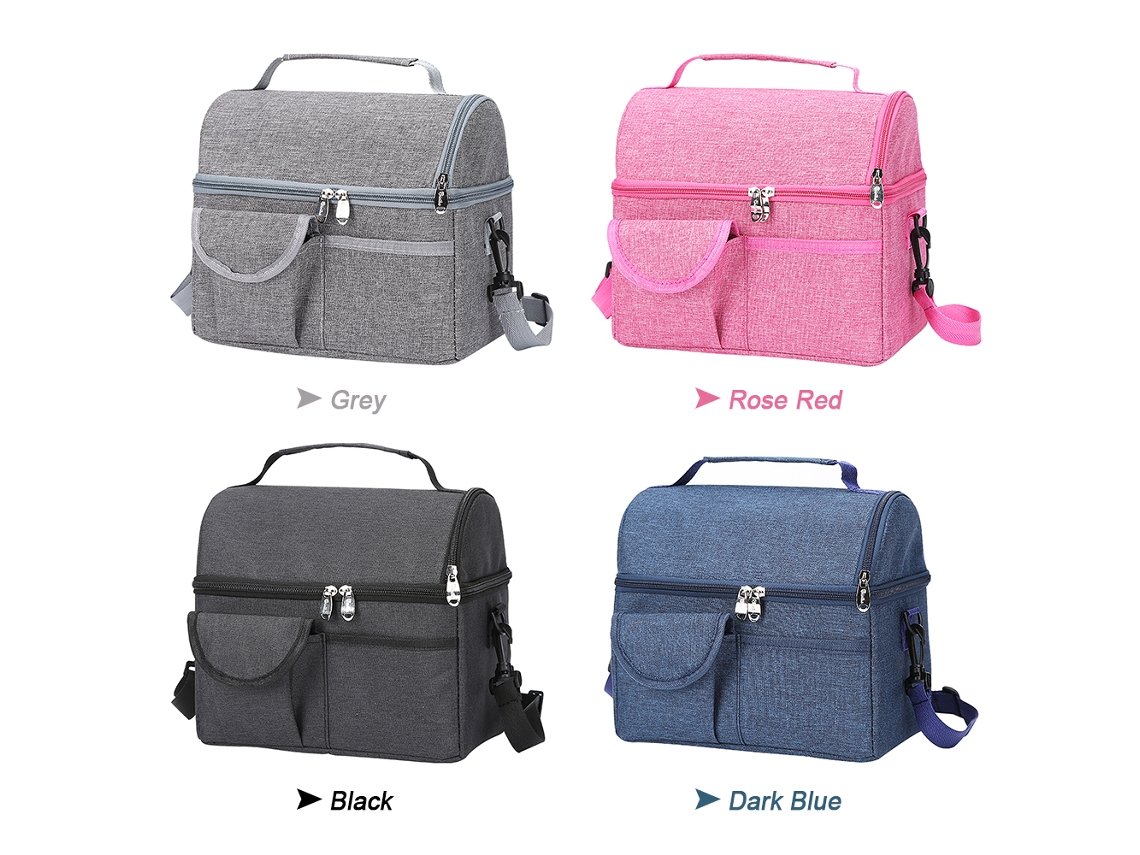 Bolsa Isotérmica Para Comida Y Bebida Con Dos Capas, Ideal Para Acampar, Picnics Y Actividades Al Aire Libre.