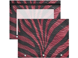 Besportble Neceser De Piel Animal Y Tela Resistente Borrar 31 X 24,1 Cm