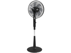 Ventilador De Pedestal, Ø42cm, 40w, 3 Modos, 28 Velocidades, Antimosquitos, Altura Regulable, Oscilación 75°, Negro