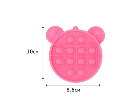 Dompet mini pop anti stres mainan gelisah gantungan kunci aksesori menekan gelembung sensorik antistress mainan lembut untuk hadiah anak-anak
