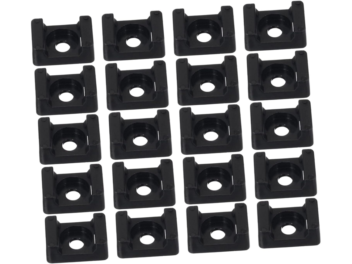 Abrazaderas Para Cables Tipo Silla De Montar, 100 Unidades, Para Montaje Estable, Base