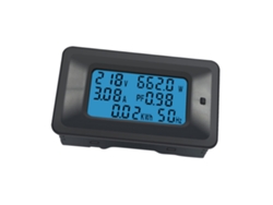 Medidor De Energía Digital De 100 A Con Pantalla Lcd, Voltímetro, Amperímetro, Medidor De Frecuencia, Potencia Y Factor De Potencia.