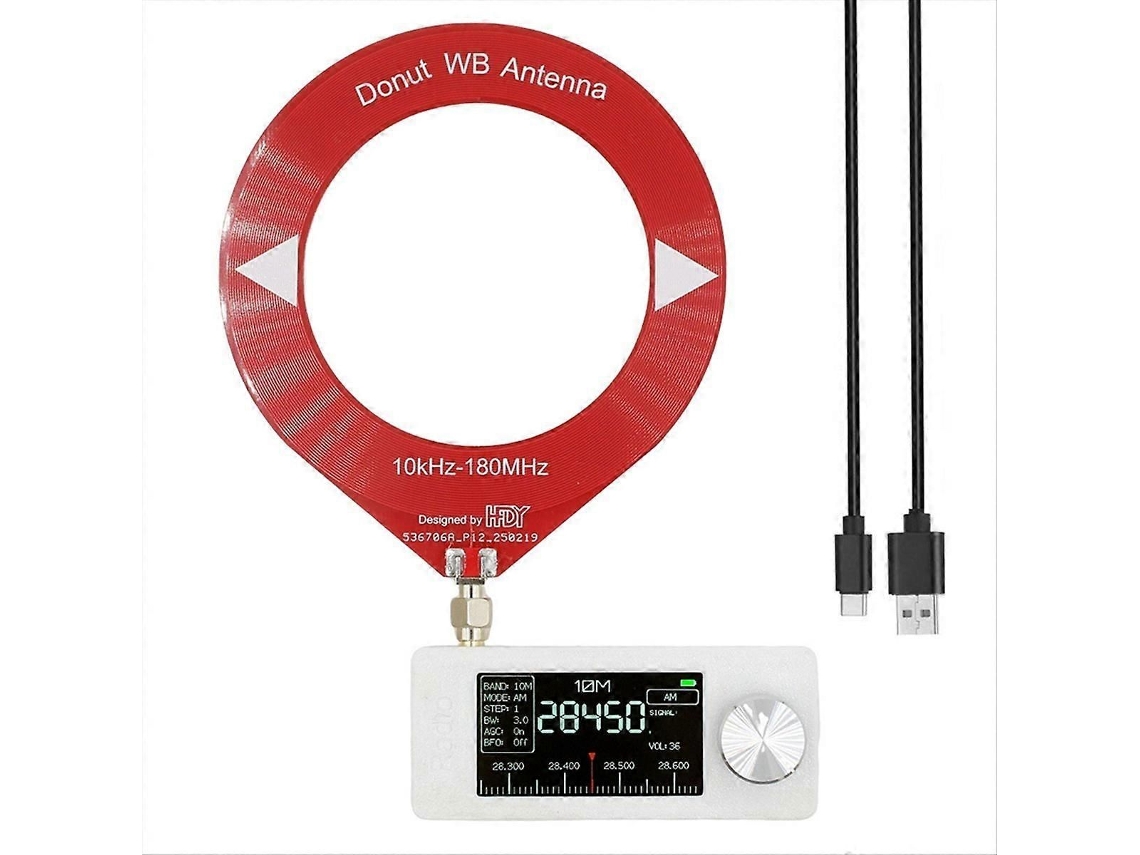 Receptor de radio GOKOCO Si4732, de 10 kHz a 180 MHz, portátil de banda completa, AM/FM, HF, onda corta, onda media y VHF.