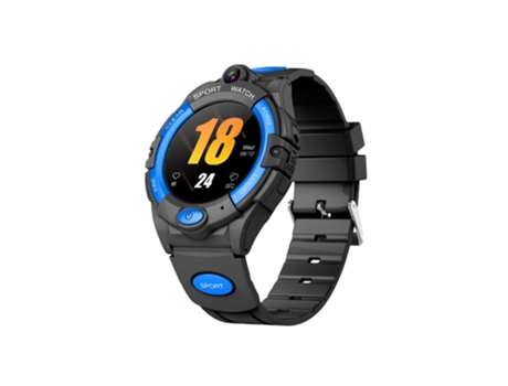 EKO Reloj Conectado 4G GPS Cámara Impermeable IPX7 con Brújula Negro
