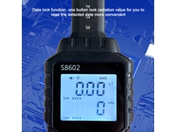 Medidor De Radiación Digital 3 En 1: Detector De Campo Eléctrico/magnético, Monitor De Temperatura Con Alarma Sonora Y Luz Lcd.