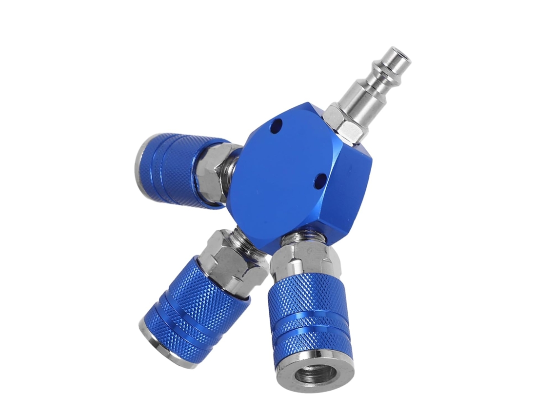 Conector Rápido Neumático Stobaza Para Manguera Capacidad Sellado Mejorada