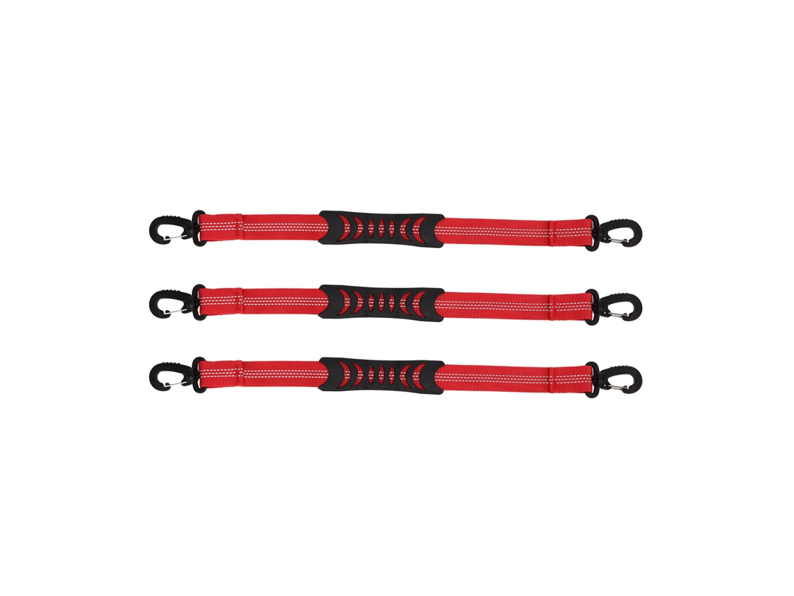 Junli-cuerda De Transporte Para Patines Botas De Ski Y Snowboard Rojo 3 Piezas